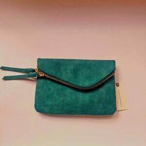 Anthropologie Purse Turquoise or Teal Gold Chain Street Level Brand New With Tag
